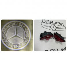 Проекция логотипа Mercedes W204